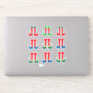 Elf Voeten en Elf Hielen Kerst Planner Stickers
