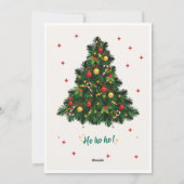 ELF Vrolijke Kerstgroeten Kaart (Achterkant)