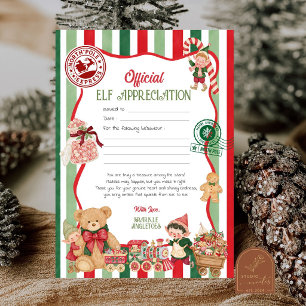 Elf Waarderingsbrief Kaart
