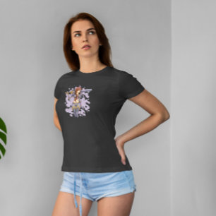 Elf Warrior Anime Girl T-shirt