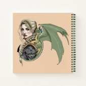 Elf Warrior Dragon Fantasy Notitieboek (Achterkant)
