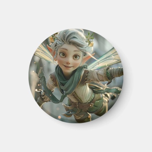 Elf Warrior Magneet (Voorkant)