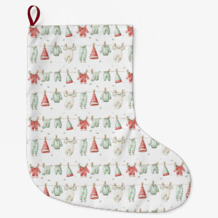 Elf Wasmachinepatroon Grote Kerstsok