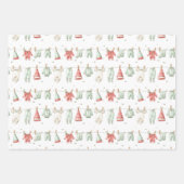 Elf Wasmachinepatroon Inpakpapier Vel (Voorkant)
