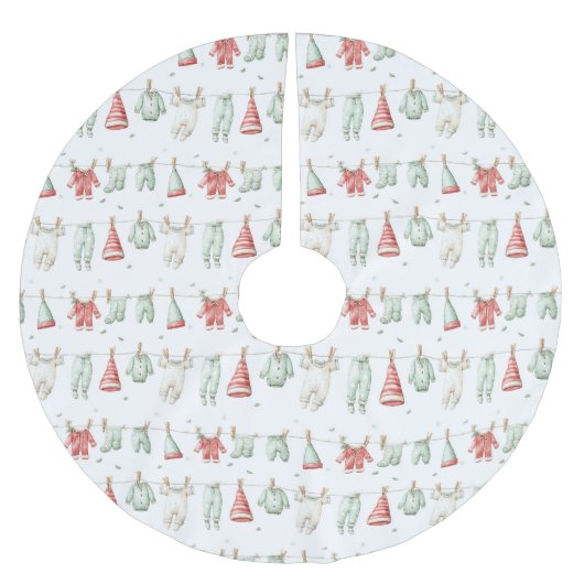 Elf Wasmachinepatroon Kerstboom Rok (Voorkant)