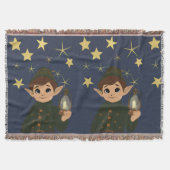 Elf Watcher Starry Night Woven Deken (Voorkant)