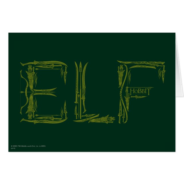 Elf Weapons Collage (Voorkant Horizontaal)