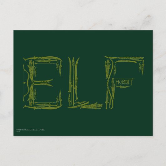 Elf Weapons Collage Briefkaart (Voorkant)