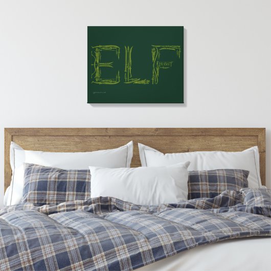 Elf Weapons Collage Canvas Afdruk (Insitu (Slaapkamer))