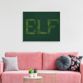 Elf Weapons Collage Canvas Afdruk (Insitu (Woonkamer))