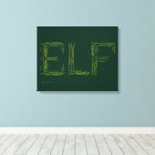 Elf Weapons Collage Canvas Afdruk (Insitu (Houten vloer))