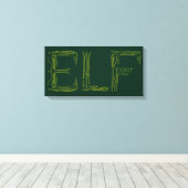Elf Weapons Collage Canvas Afdruk (Insitu (Houten vloer))