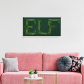 Elf Weapons Collage Canvas Afdruk (Insitu (Woonkamer))