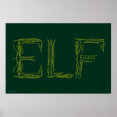 Elf Weapons Collage Poster (Voorkant)