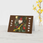 **ELF WIST MET VEEL KISSEN** ROMANTISCH KAART (Gele Bloem)