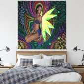 Elf Woman Canvas Afdruk (Insitu (Slaapkamer))