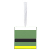 Elf Wooden Cube Christmas Ornament (Rechts)