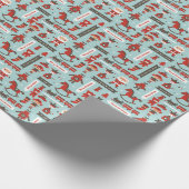 Elf Workshop — Verpakkingspapier Cadeaupapier (Hoek)