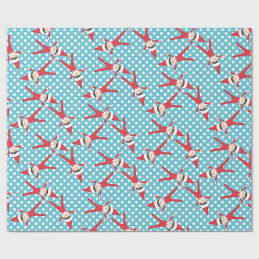 Elf Wrapping Paper Cadeaupapier (Vlak)