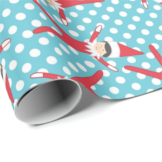 Elf Wrapping Paper Cadeaupapier (Rol Hoek)