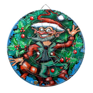 Elf Wreath Dartbord