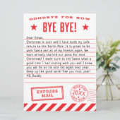 Elf zegt afscheid feestdagenkaart (Staand voorkant)
