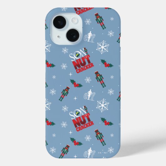 Elf "Zoon van een notenkraker" Winterpatroon Case-Mate iPhone Case (Achterkant)