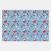 Elf "Zoon van een notenkraker" Winterpatroon Inpakpapier Vel (Voorkant 2)