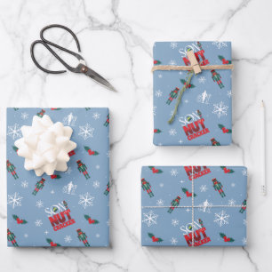 Elf "Zoon van een notenkraker" Winterpatroon Inpakpapier Vel