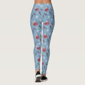 Elf "Zoon van een notenkraker" Winterpatroon Leggings (Achterkant)