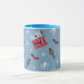 Elf "Zoon van een notenkraker" Winterpatroon Mok (Midden)