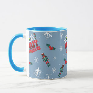 Elf "Zoon van een notenkraker" Winterpatroon Mok