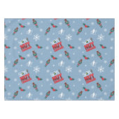 Elf "Zoon van een notenkraker" Winterpatroon Tafelkleed (Voorkant (Horizontaal))