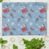 Elf "Zoon van een notenkraker" Winterpatroon Theedoek (Gevouwen)