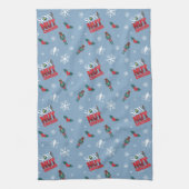 Elf "Zoon van een notenkraker" Winterpatroon Theedoek (Verticaal)