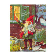 Elf Zweedse Gnome Tomte (kopie) Briefkaart
