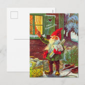  Elf Zweedse Gnome Tomte (kopie) Briefkaart (Voorkant / Achterkant)