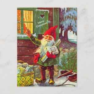 Elf Zweedse Gnome Tomte (kopie) Briefkaart