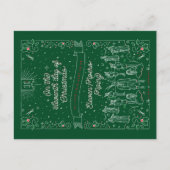 ELFDE DAG VAN KERST / KERST BRIEFKAART (Voorkant)