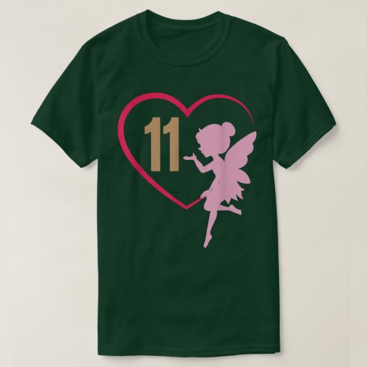 Elfde elfde verjaardag van de feillair-Girl-prins T-shirt (Design voorkant)