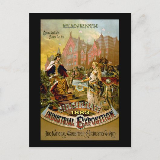 Elfde industriële installatie van verbrandingsoven briefkaart (Voorkant)