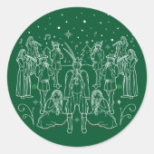 ELFDE KERSTDAG / KERST STICKERS (Voorkant)