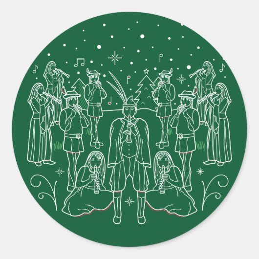 ELFDE KERSTDAG / KERST STICKERS (Voorkant)