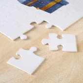 Elfde verjaardag goud legpuzzel (Zijkant)