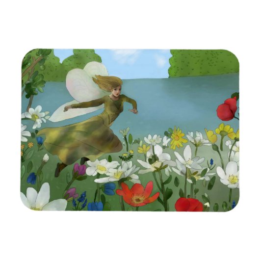 Elfe am See Magneet (Horizontaal)