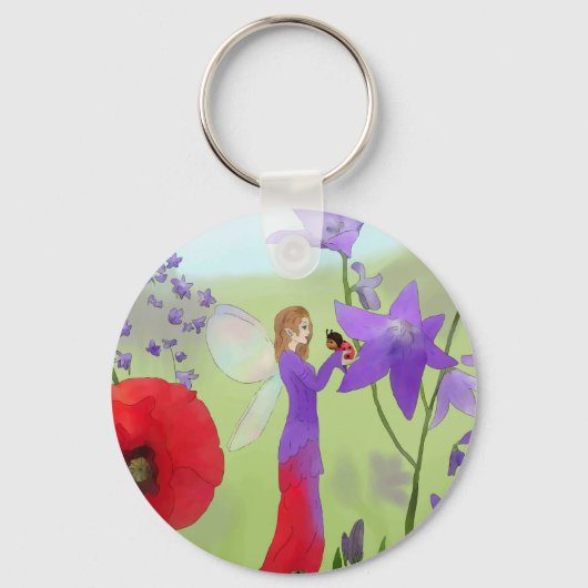 Elfe mit Käfer Sleutelhanger (Voorkant)