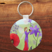 Elfe mit Käfer Sleutelhanger (Voorkant)