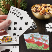 Elfe mit Mohn  spielkarten Pokerkaarten (Insitu)