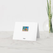Elfen en Rendieren Kaart (Achterkant)