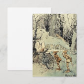 “Elfen in het bos” door Arthur Rackham Bedankkaart (Voorkant / Achterkant)